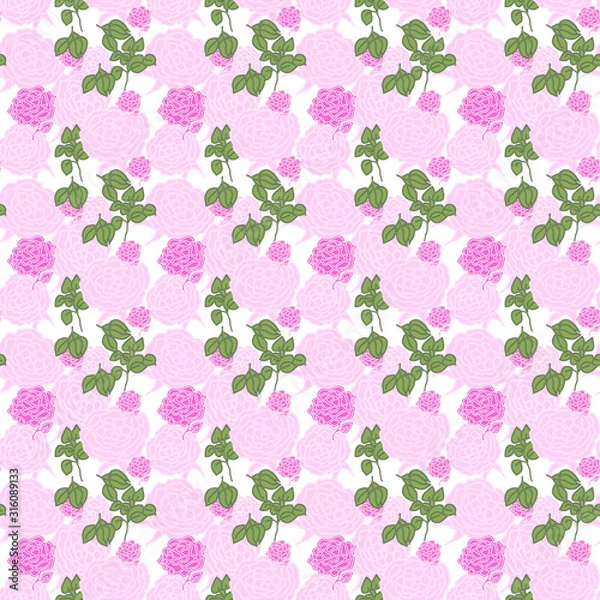 Obraz Floral seamless pattern background design