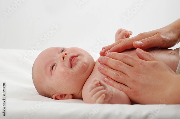 Obraz newborn child massage #13