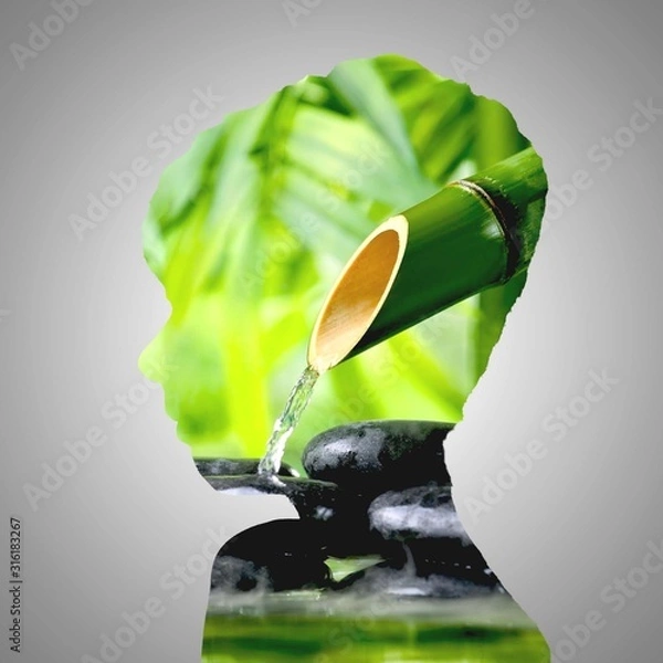 Fototapeta zen visage