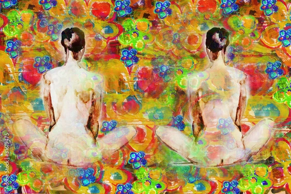 Obraz letnia dziewczyna