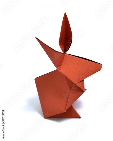 Obraz Origami on white background