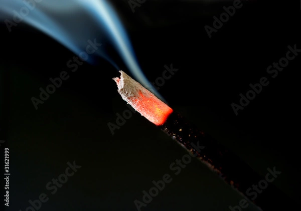 Obraz Incense on black