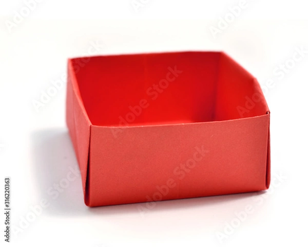 Obraz Origami on white background