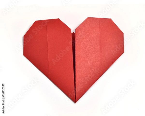 Obraz Origami on white background