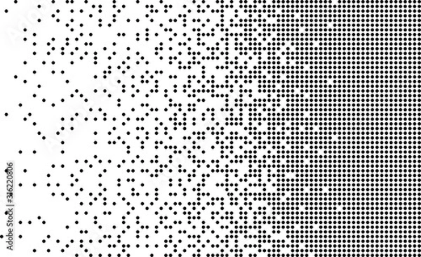 Fototapeta Disintegration, Dispersed background