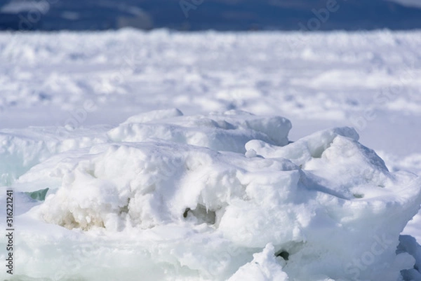 Fototapeta 流氷のオホーツク