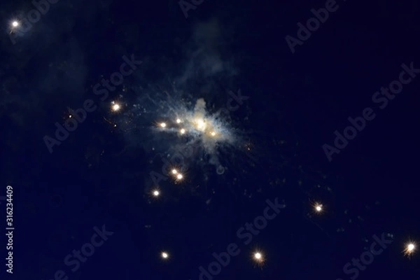 Obraz fireworks in the night sky