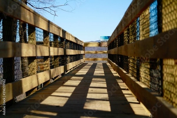 Obraz wooden bridge