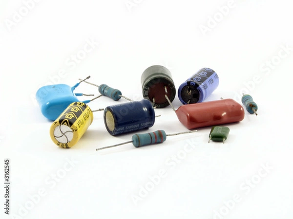 Obraz electronic components