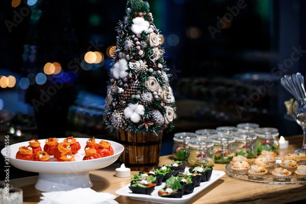 Obraz christmas tree with decorations