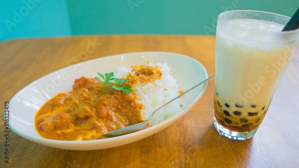 Obraz カレーとタピオカ