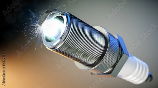 Fototapeta Sparkplug