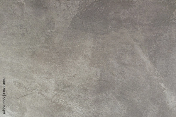 Fototapeta Microcement grey colour with matt finish, top view