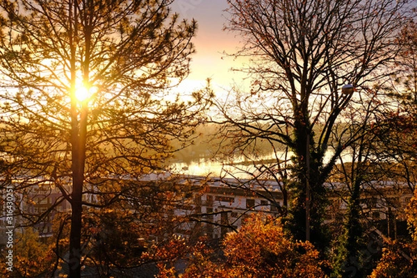 Obraz sunrise over willamette