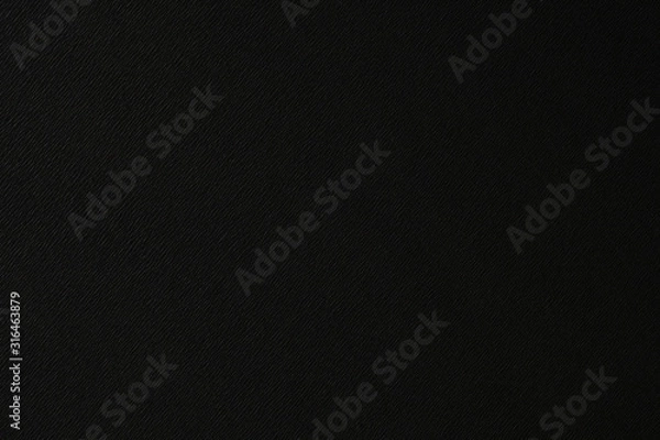 Fototapeta Crepe paper with diagonal markup with space for text. Black diagonal pattern for your creativity. Black pattern.