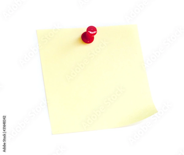 Obraz post-it jaune