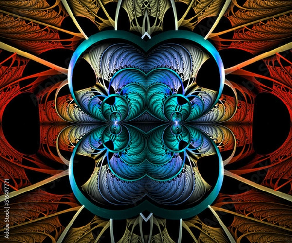 Fototapeta Computer generated fractal artwork