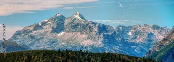 Obraz Dolomiten Strudelkopf Aussicht