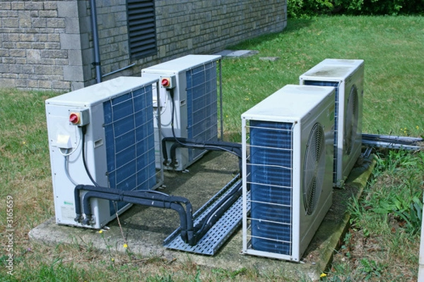 Fototapeta air conditioning units