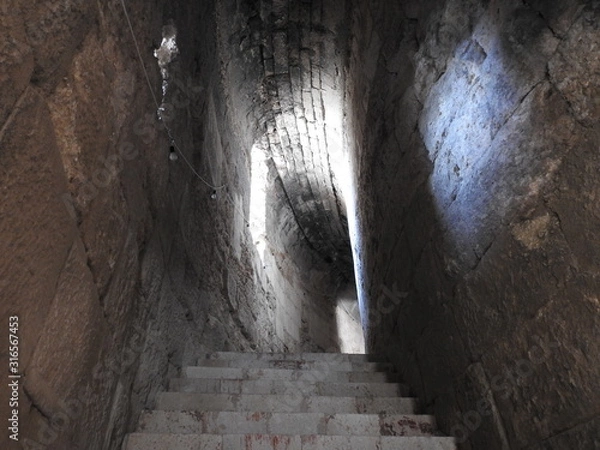 Fototapeta ジェラシ遺跡　スタジアムの内部