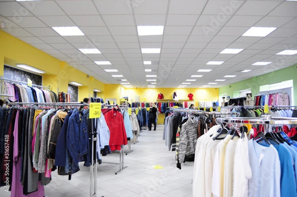 Obraz Clothing store