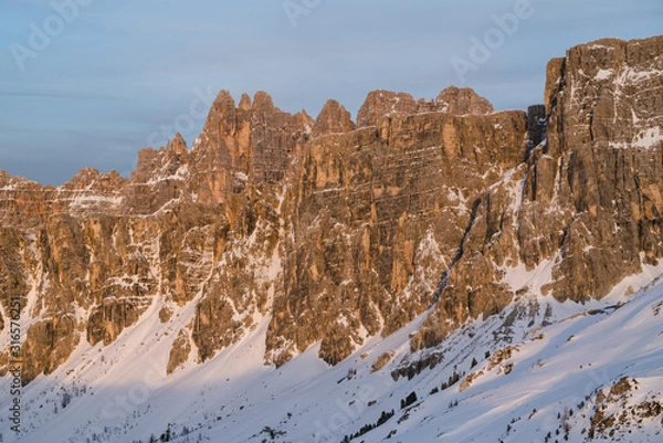 Fototapeta DOLOMITES (winter)