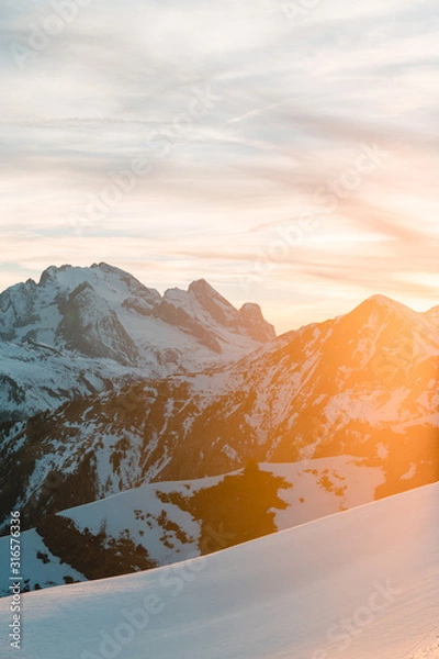 Fototapeta DOLOMITES (winter)