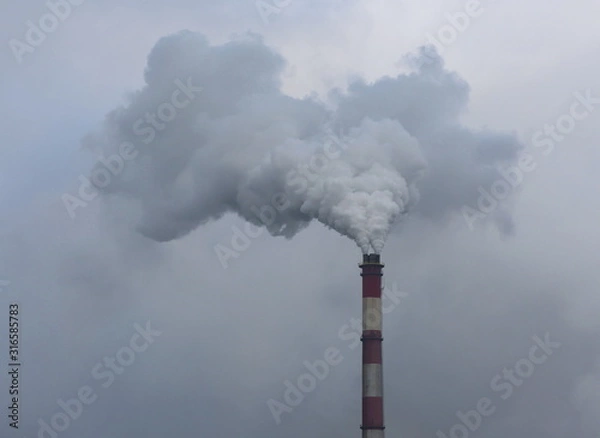 Fototapeta smoky chimney