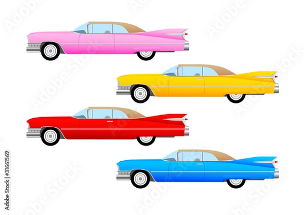 Obraz Collection of cars