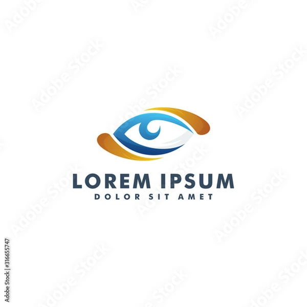 Obraz Eye Logo design template, Visison icon vector