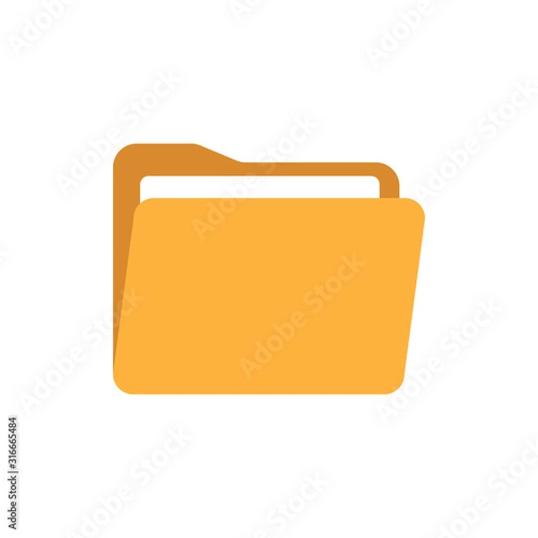 Obraz File folder icon design. vector illustration 