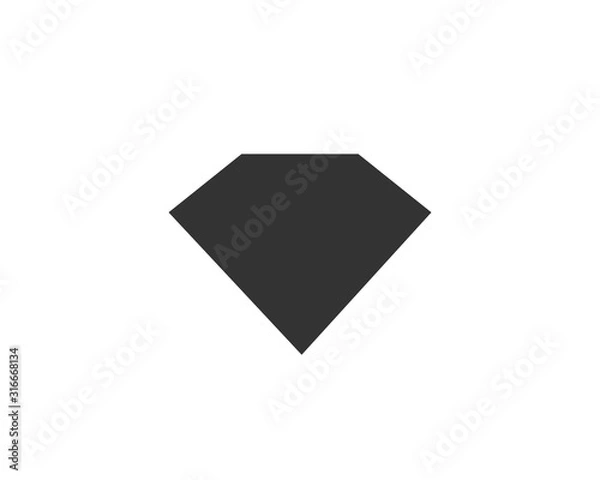 Fototapeta Diamond Luxury Logo Design Vector