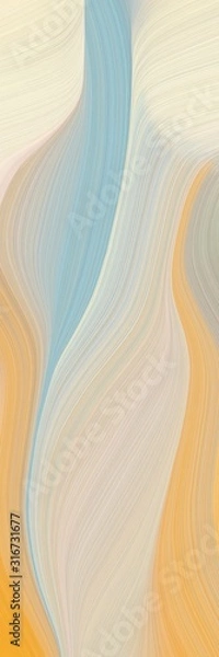 Fototapeta surreal header design with pastel gray, burly wood and sandy brown colors. good as background or texture