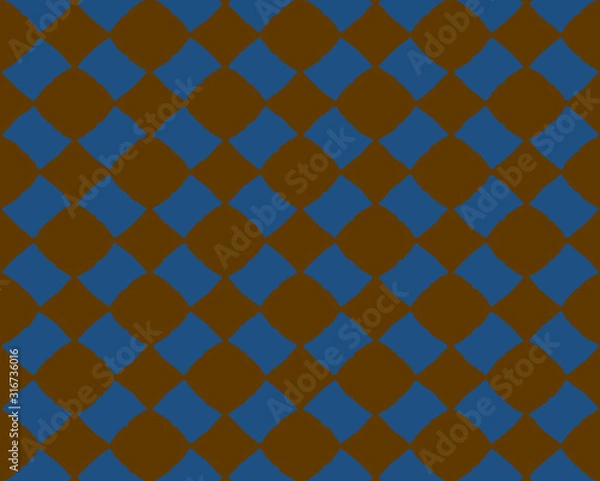 Fototapeta Seamless vector pattern in ornamental style. Geometric desing texture for greeting card and gifts.