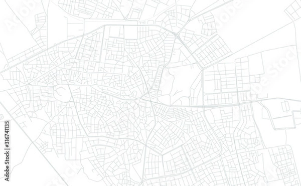 Obraz Karaman, Turkey bright vector map