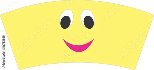 Obraz TEA COFFEE PAPER CUP BLANKS RAW MATERIAL DESIGN 