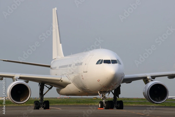 Fototapeta 駐機中の旅客機