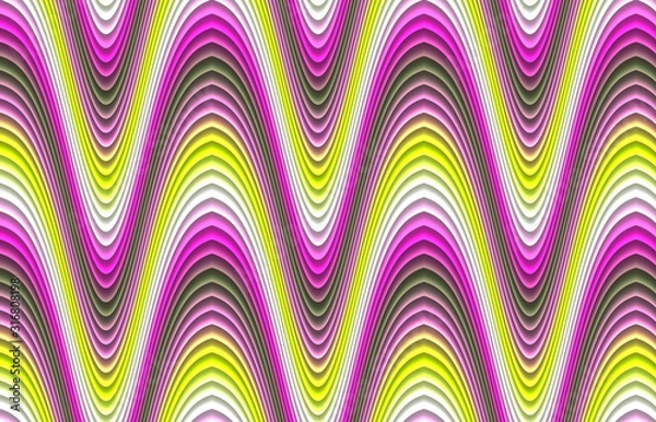 Obraz colored wavy background decor