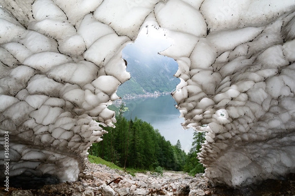 Obraz Eiskapelle Hirschaualm Hallstatt