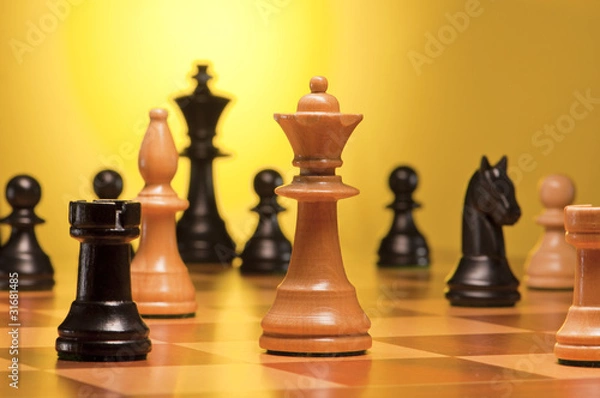 Obraz schachspiel