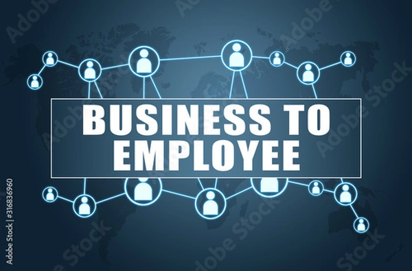Fototapeta Business to Employee