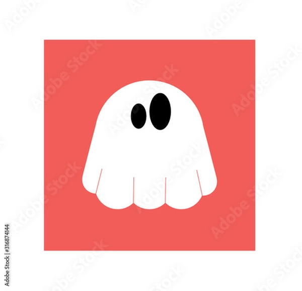 Obraz Cute Ghost Vector