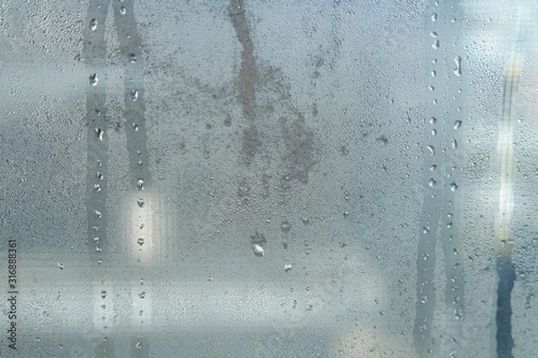 Obraz Bright grey color glassy texture, and background abstract