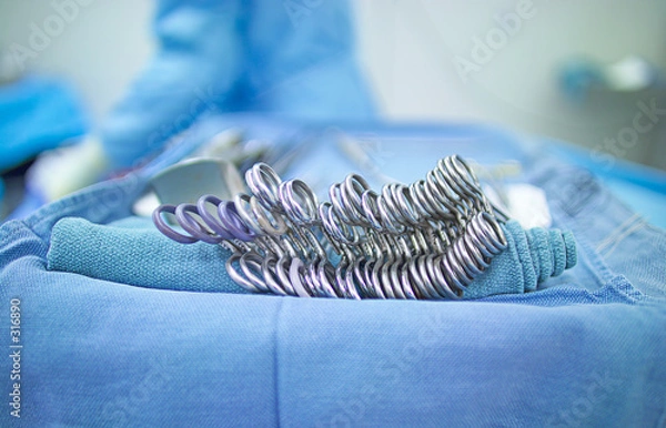 Fototapeta surgery instruments 2