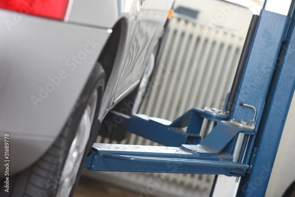 Fototapeta Hebebühne