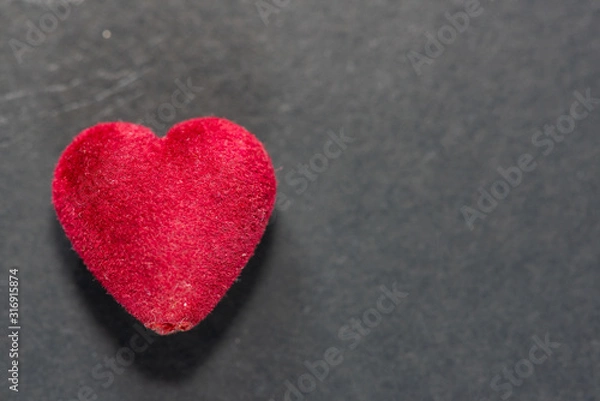 Fototapeta Best Red heart valentine background