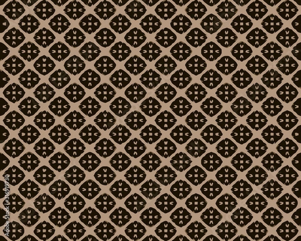 Fototapeta Seamless pattern in ornamental style. Geometric desing texture for greeting card and gifts.