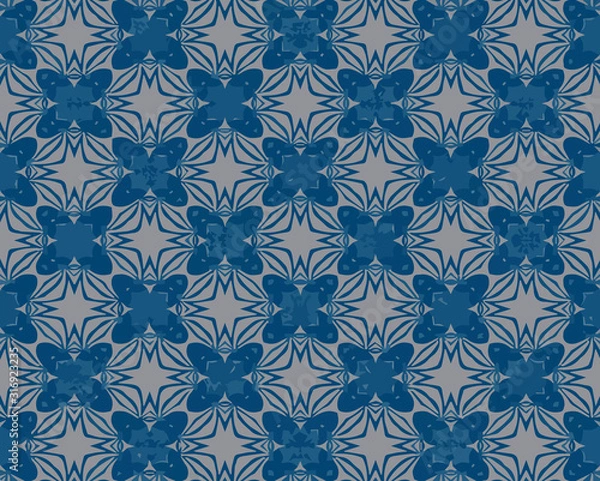 Fototapeta Seamless pattern in ornamental style. Geometric desing texture for greeting card and gifts.