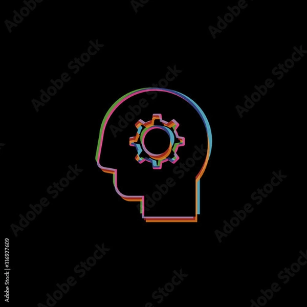 Fototapeta Brainstorming -  App Icon