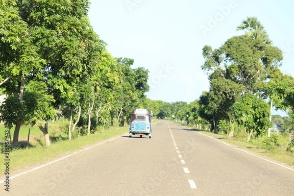 Fototapeta driving on road